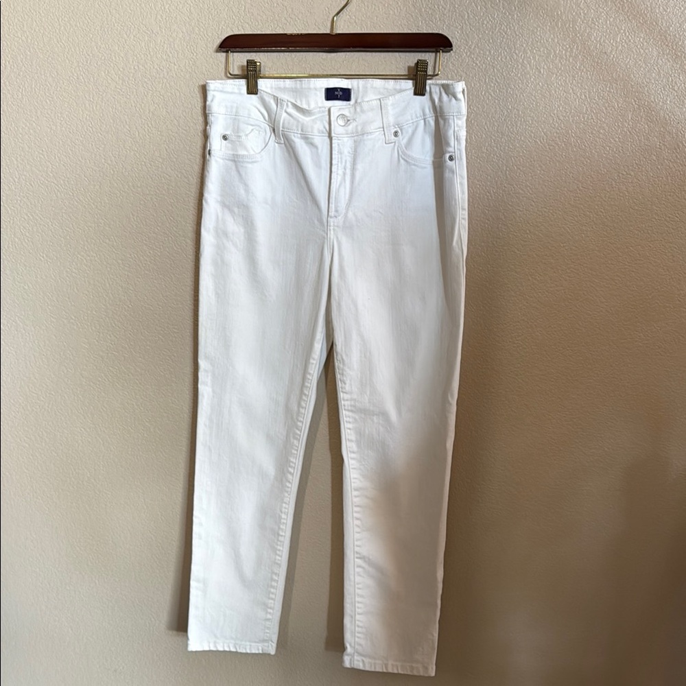 NYDJ Women's White Ankle & Cropped Jeans